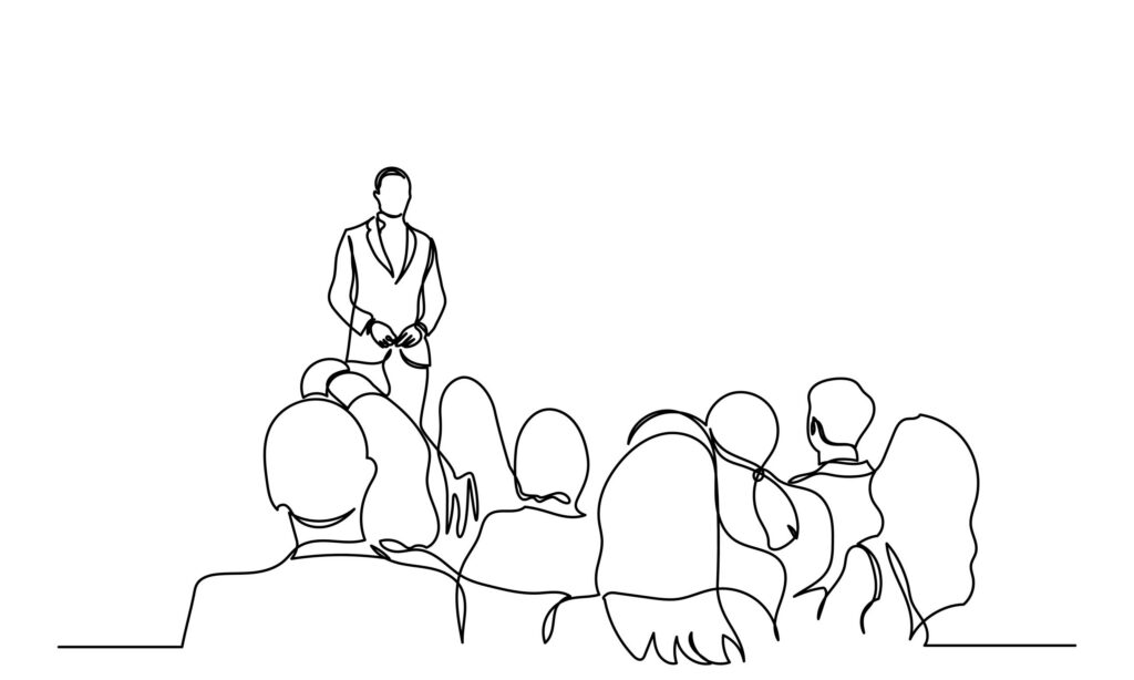 Formação continuada de professores em evento de capacitação docente.