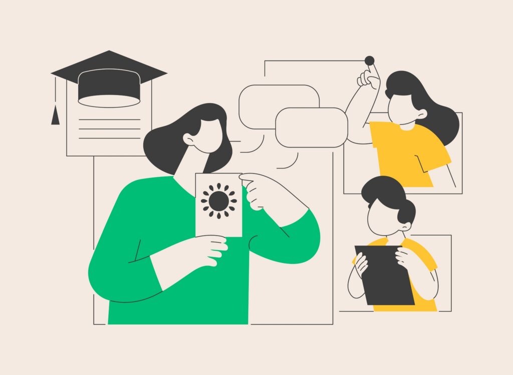 Alt text: Programa bilíngue com abordagem de imersão linguística e aprendizagem integrada